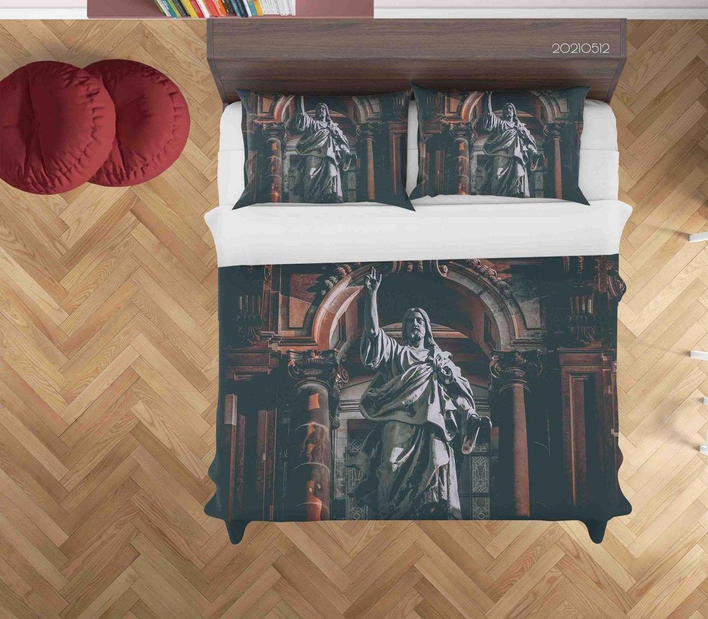 3D Architecture Art Sculpture Quilt Cover Set Bedding Set Duvet Cover Pillowcases 284