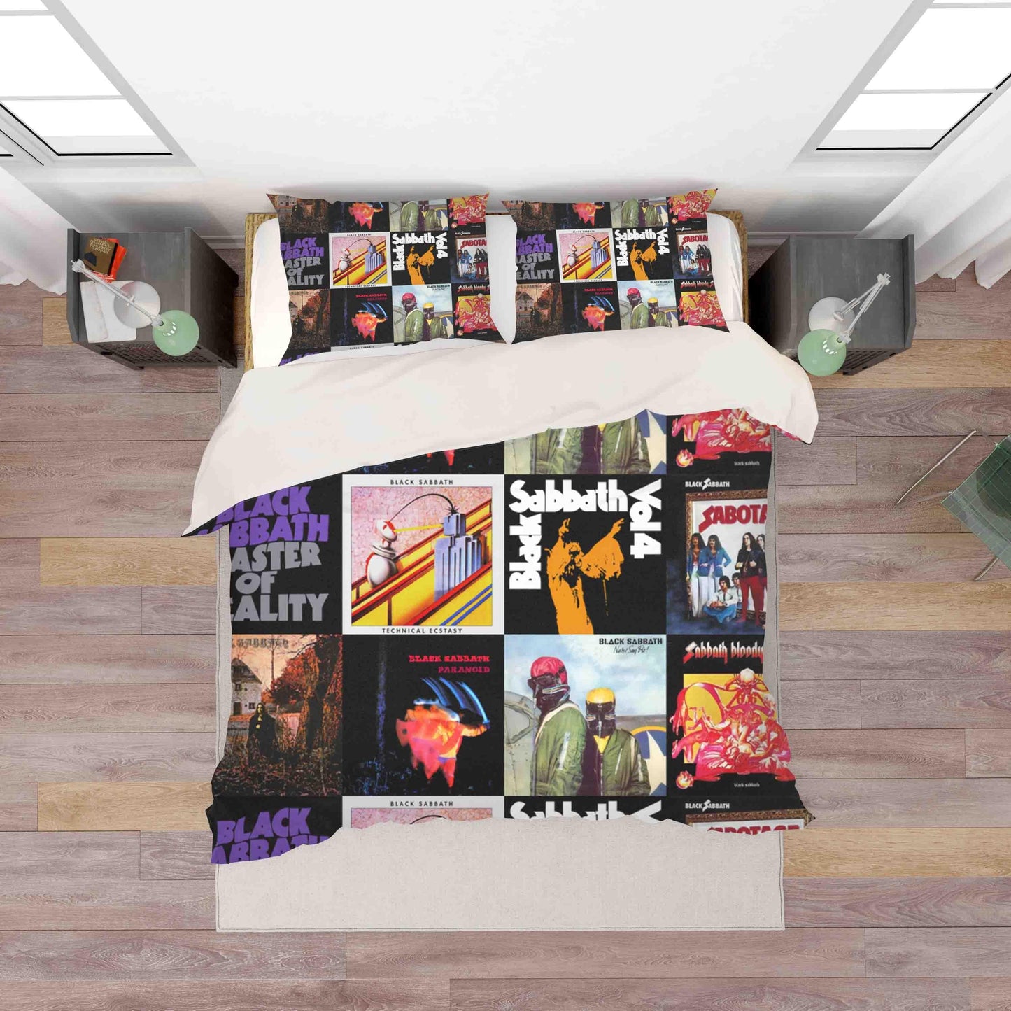 3D Black Sabbath Quilt Cover Set Bedding Set Duvet Cover Pillowcases SF73