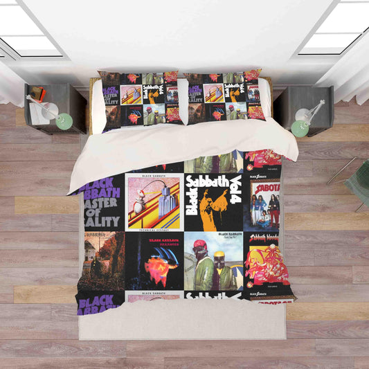 3D Black Sabbath Quilt Cover Set Bedding Set Duvet Cover Pillowcases SF73