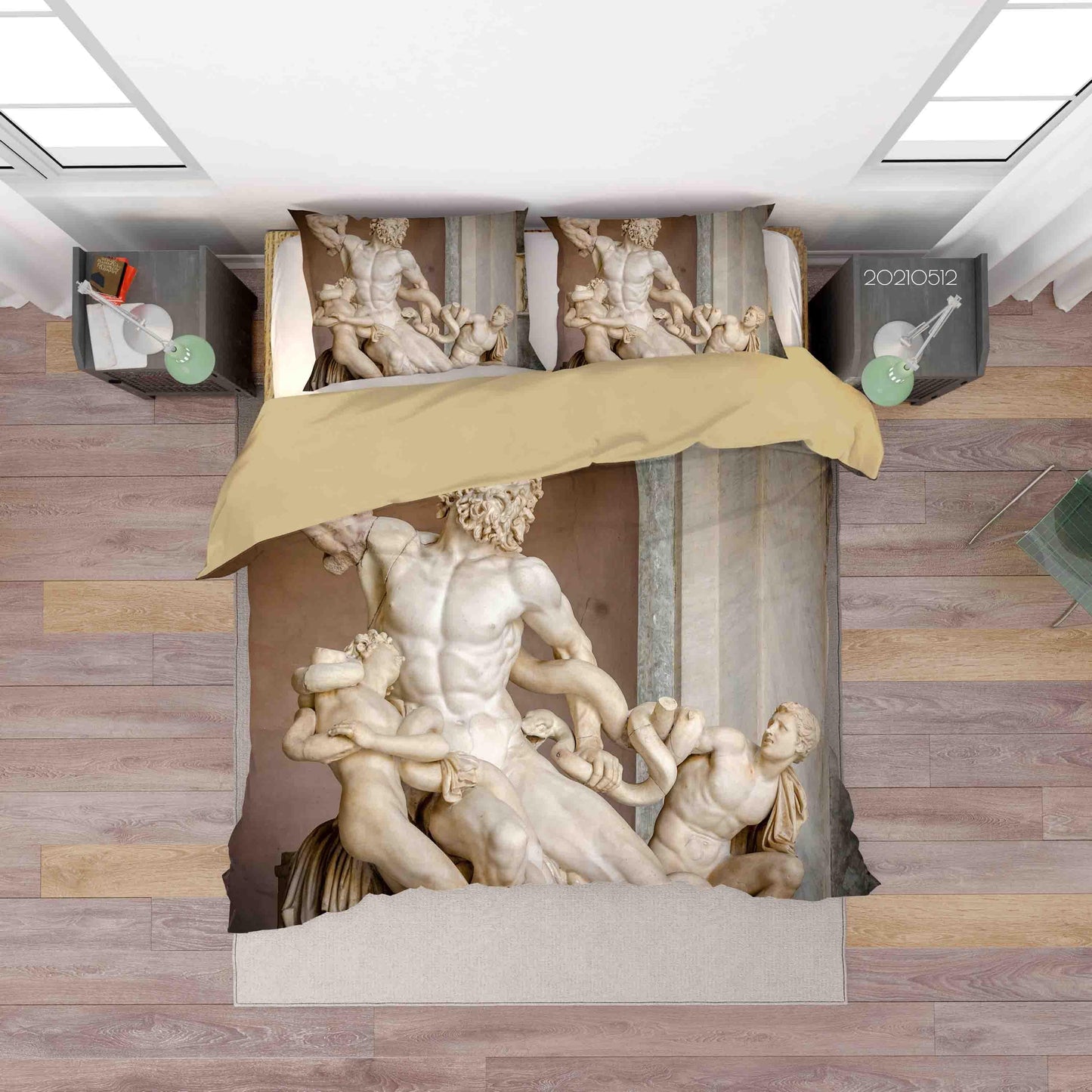 3D Art Sculpture Quilt Cover Set Bedding Set Duvet Cover Pillowcases 245