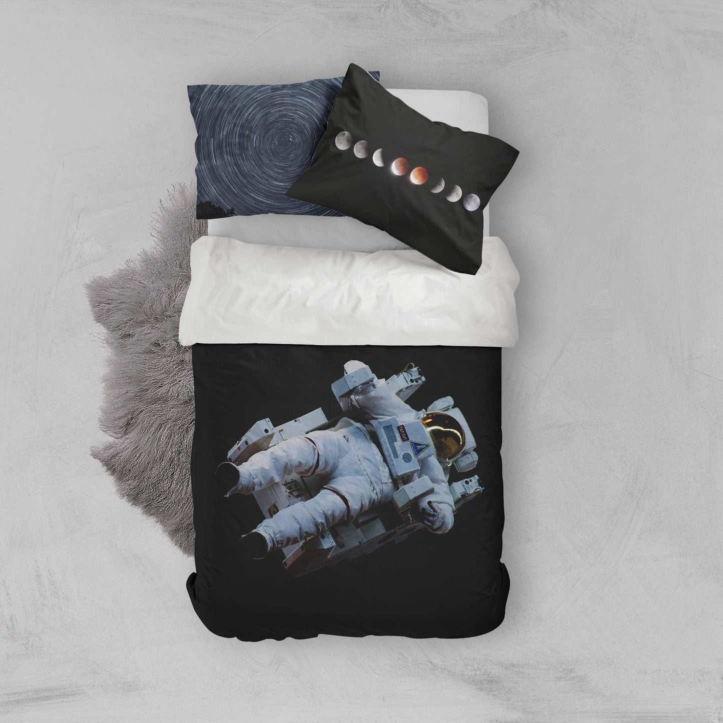 3D Astronaut Quilt Cover Set Bedding Set Pillowcases 77