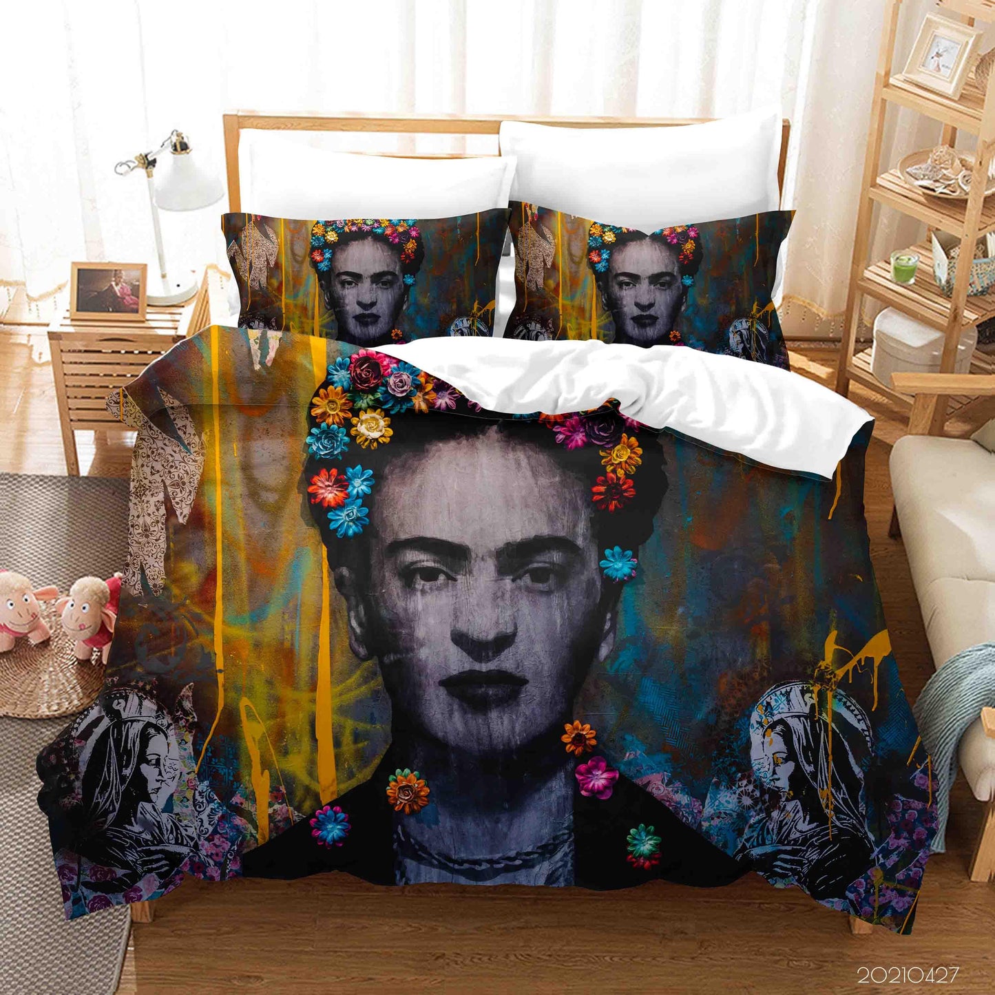 3D Abstract Artistic People Graffiti Quilt Cover Set Bedding Set Duvet Cover Pillowcases 89