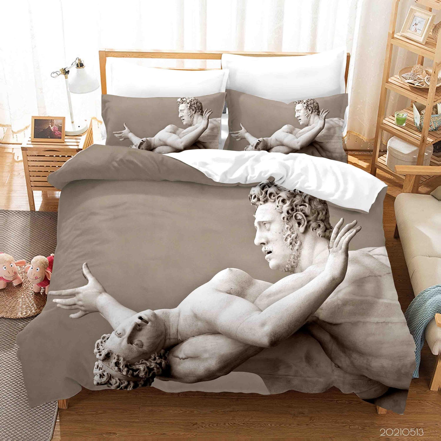 3D Art Sculpture Quilt Cover Set Bedding Set Duvet Cover Pillowcases 287