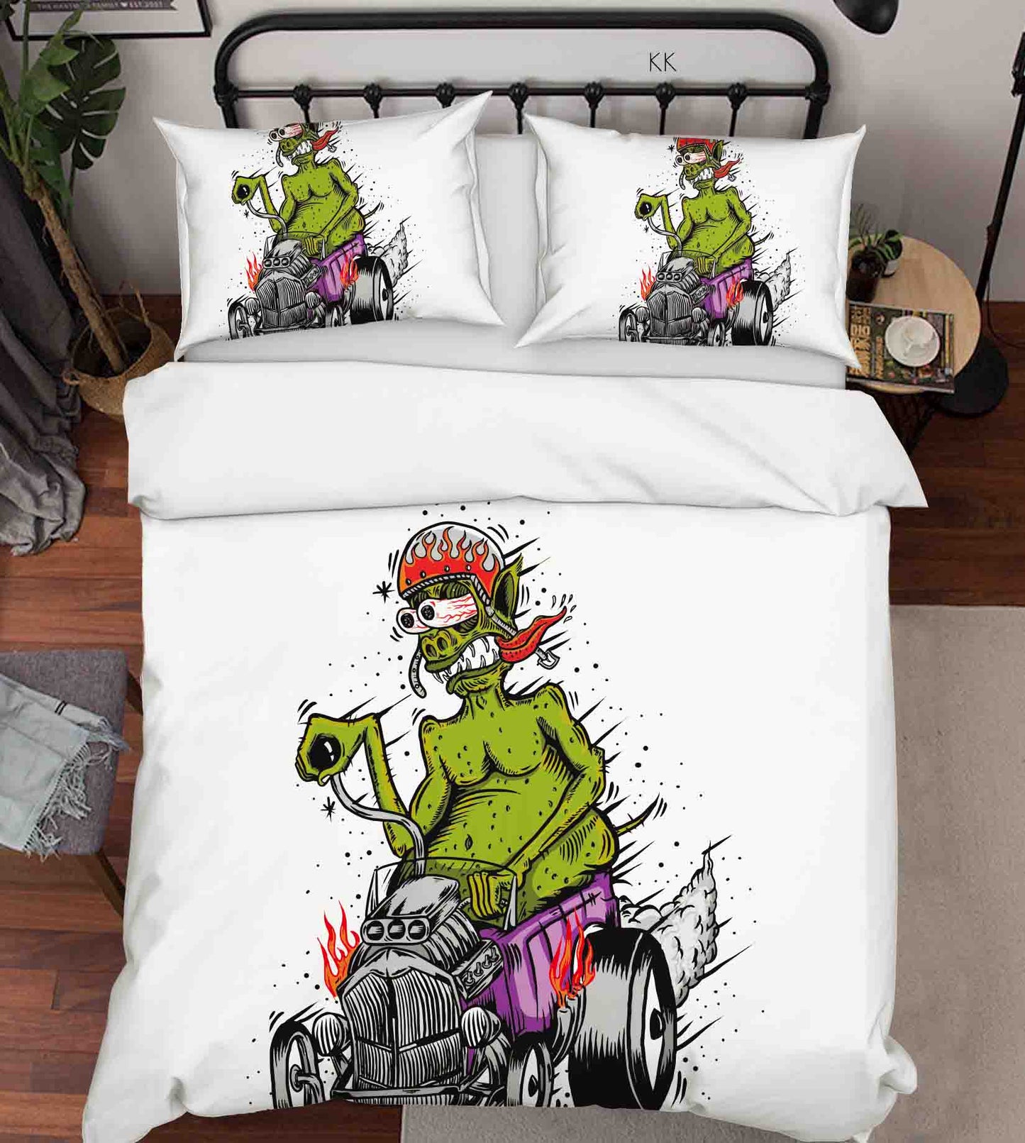 3D Automobile Wolf Wave Point Quilt Cover Set Bedding Set Duvet Cover Pillowcase 386