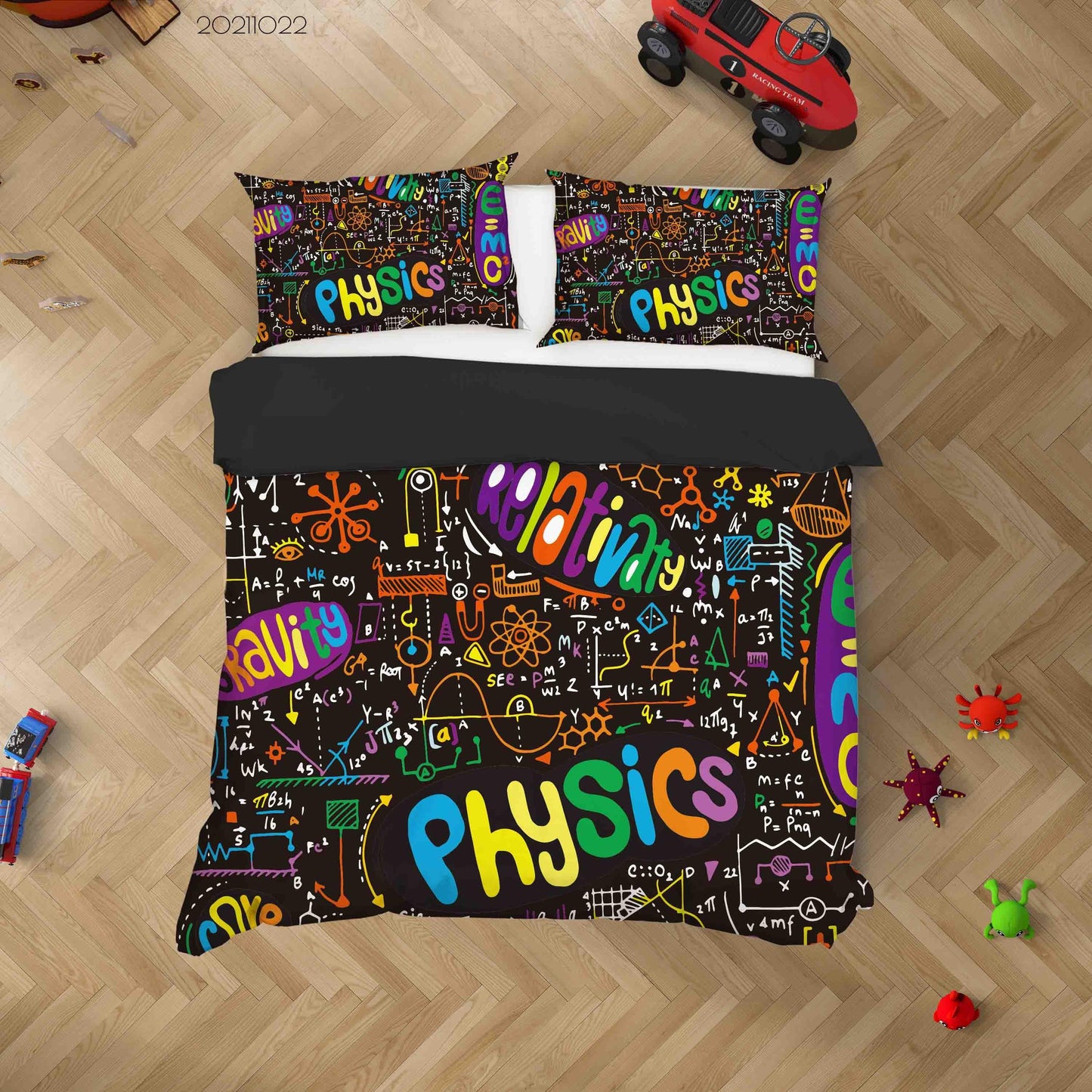 3D Abstract Color Graffiti Quilt Cover Set Bedding Set Duvet Cover Pillowcases 56
