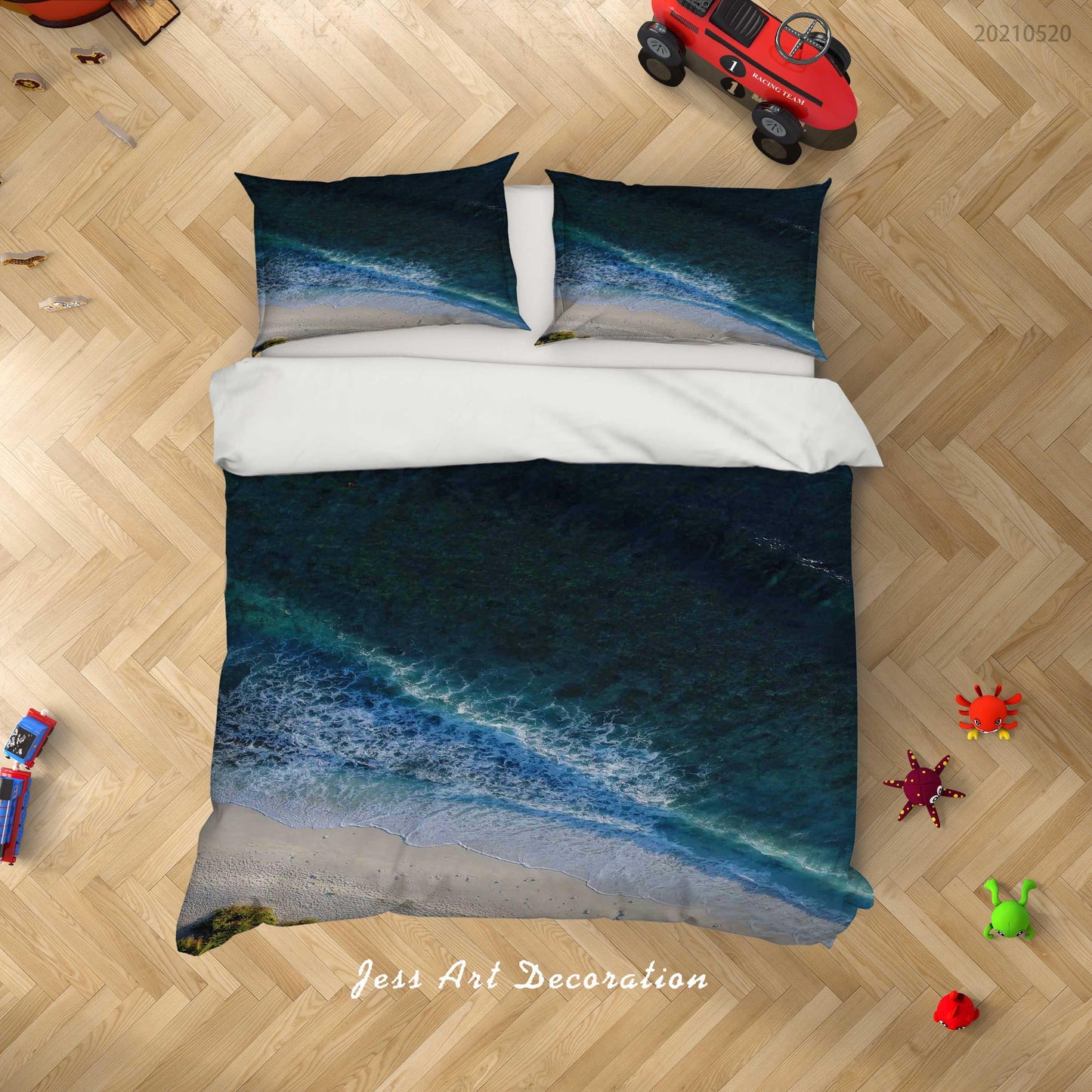 3D Beach Landscape Quilt Cover Set Bedding Set Duvet Cover Pillowcases 56