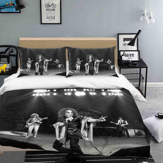 3D Black Sabbath Quilt Cover Set Bedding Set Duvet Cover Pillowcases SF12