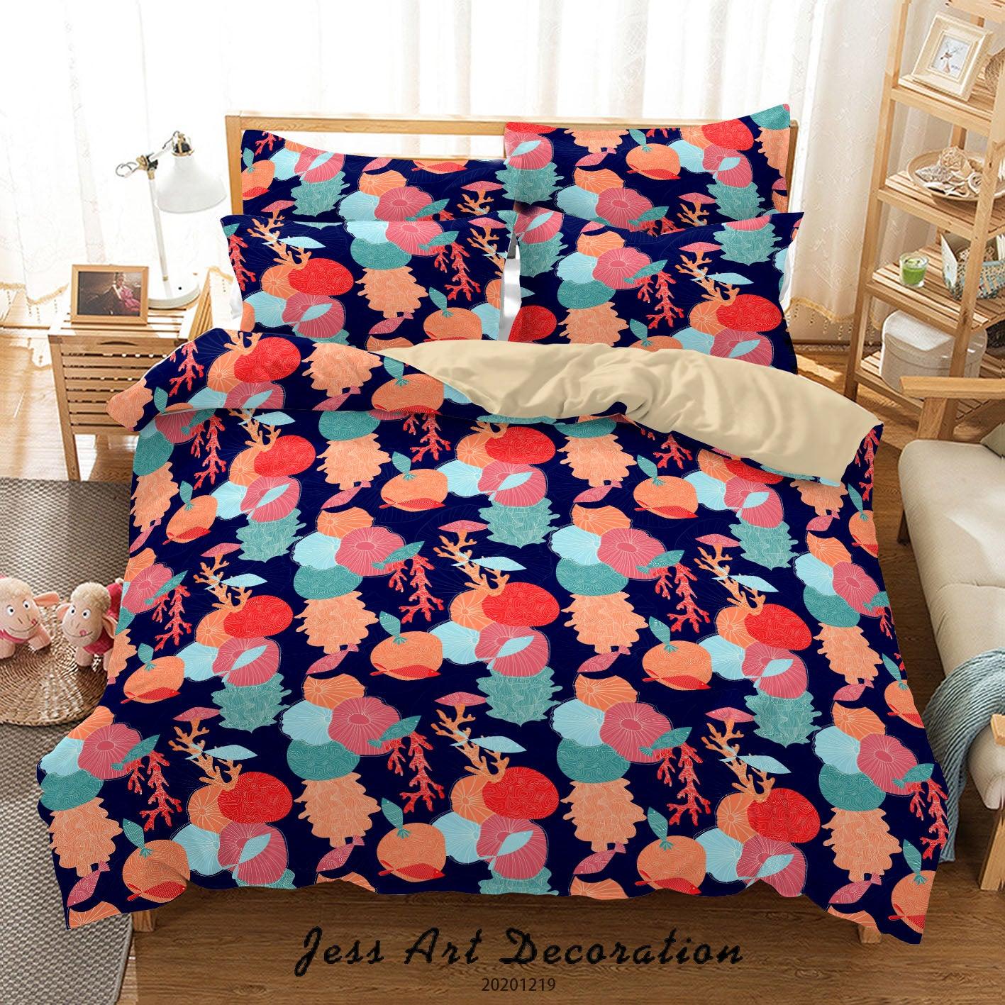 3D Abstract Color Pattern Quilt Cover Set Bedding Set Duvet Cover Pillowcases 47