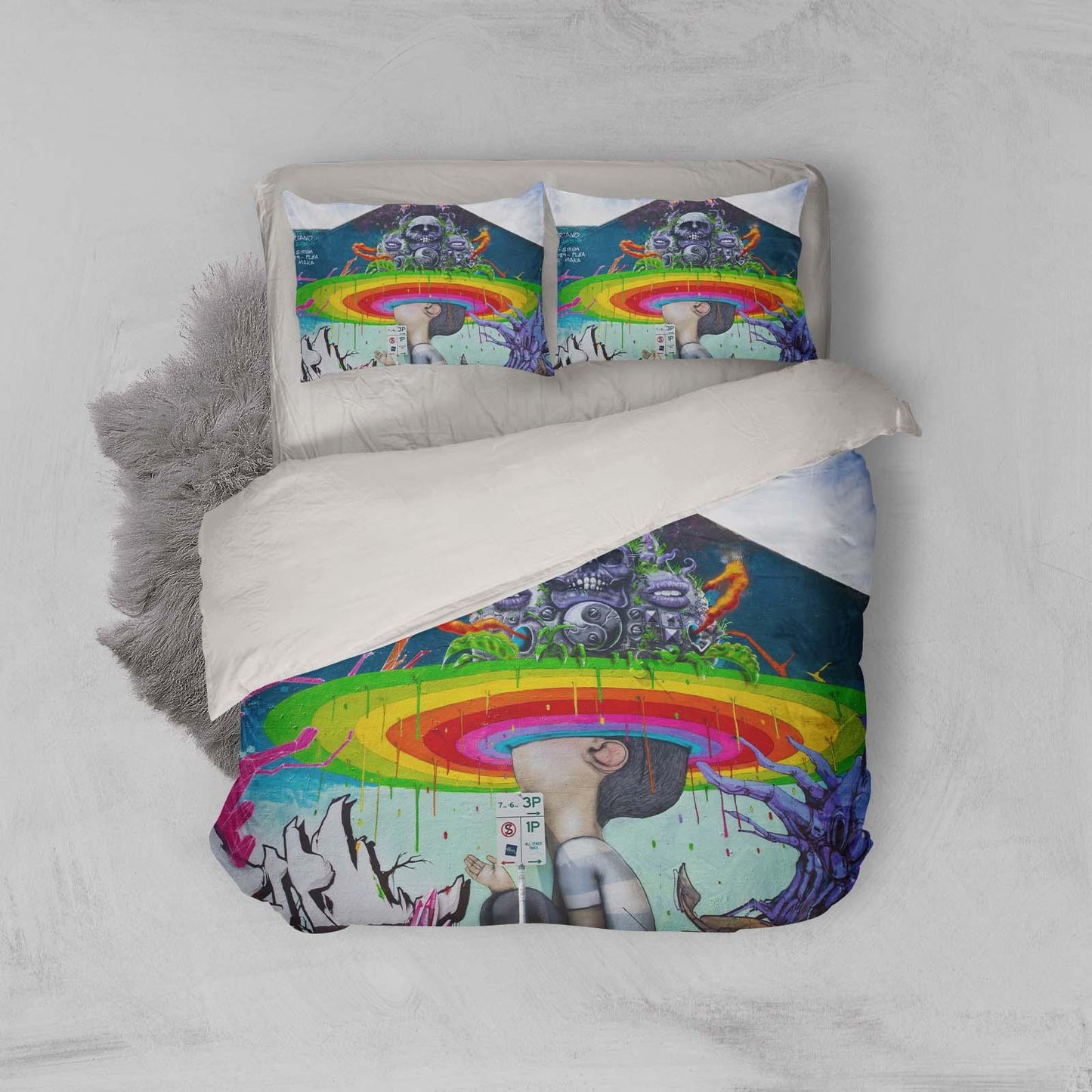 3D Alien Planets Boy Quilt Cover Set Bedding Set Pillowcases 08