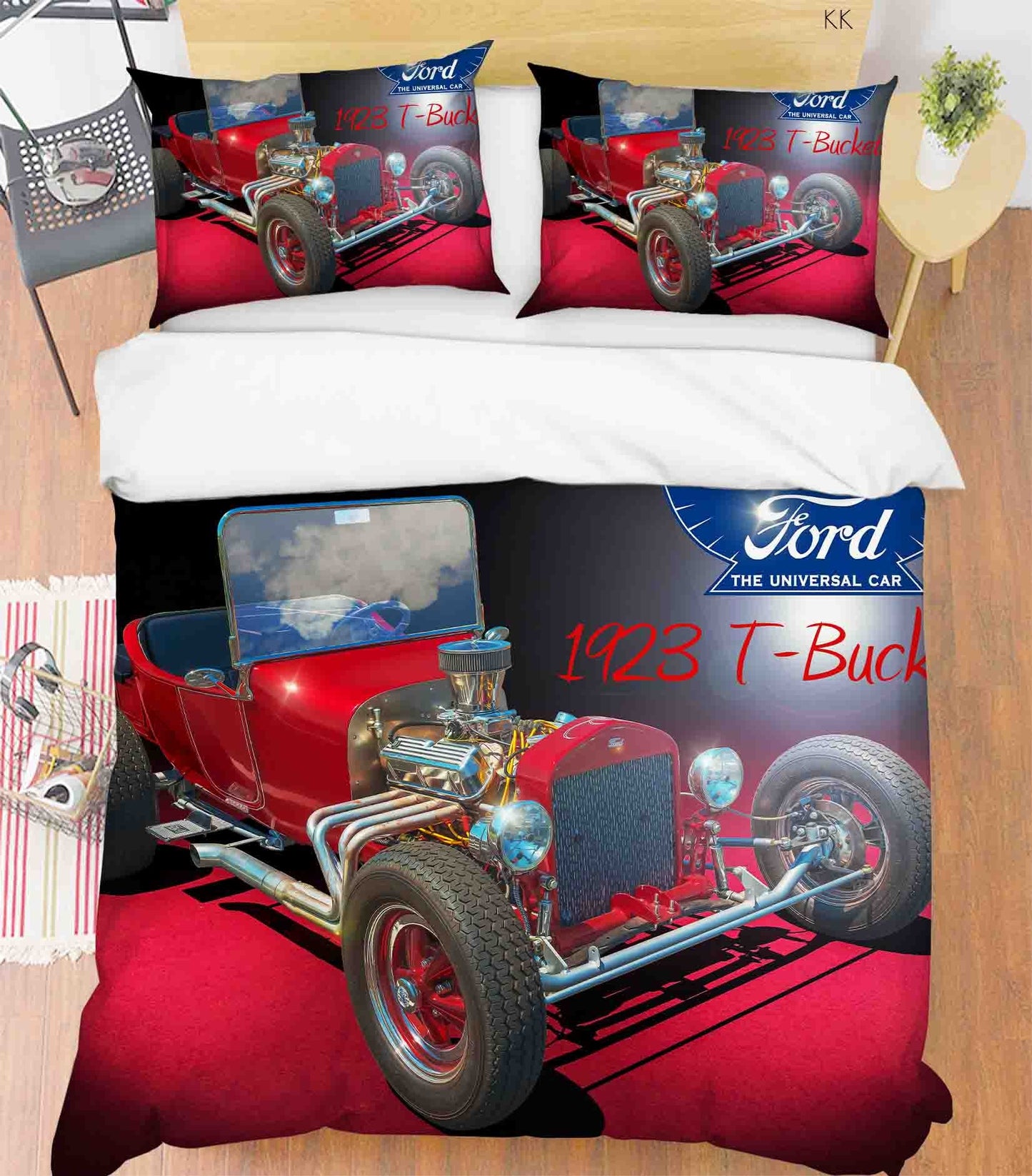 3D Automobile Letter Quilt Cover Set Bedding Set Duvet Cover Pillowcase 430