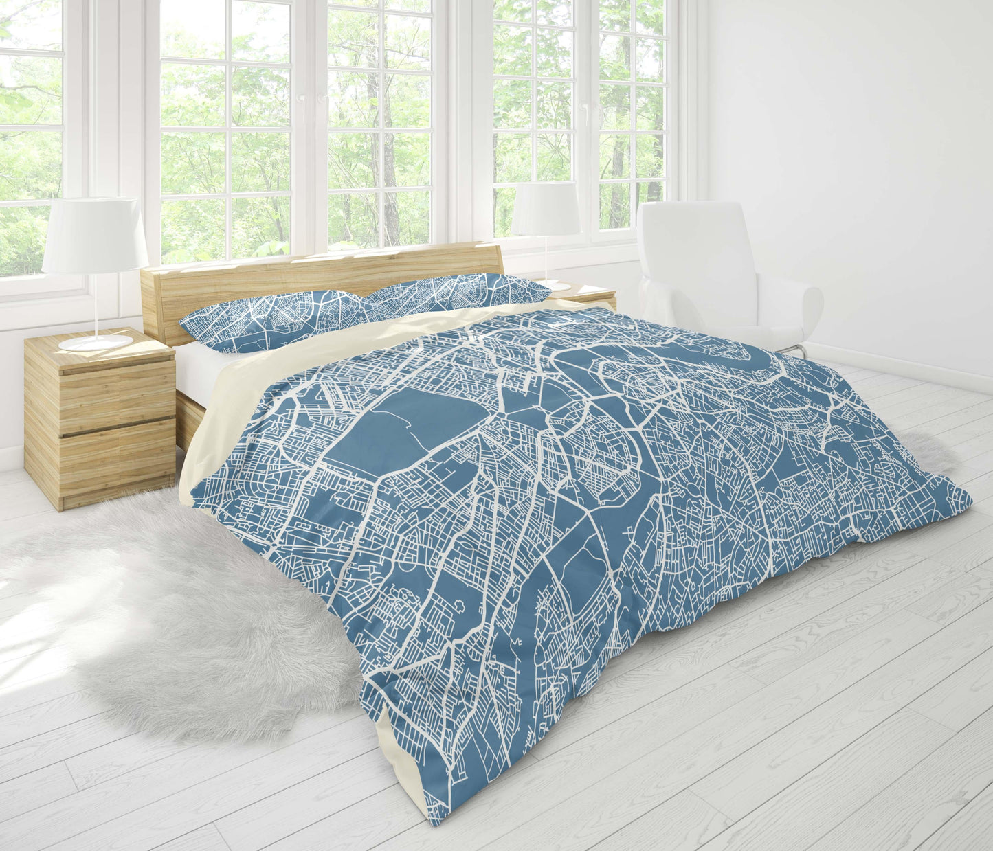 3D Abstract Line Pattern Quilt Cover Set Bedding Set Pillowcases 51