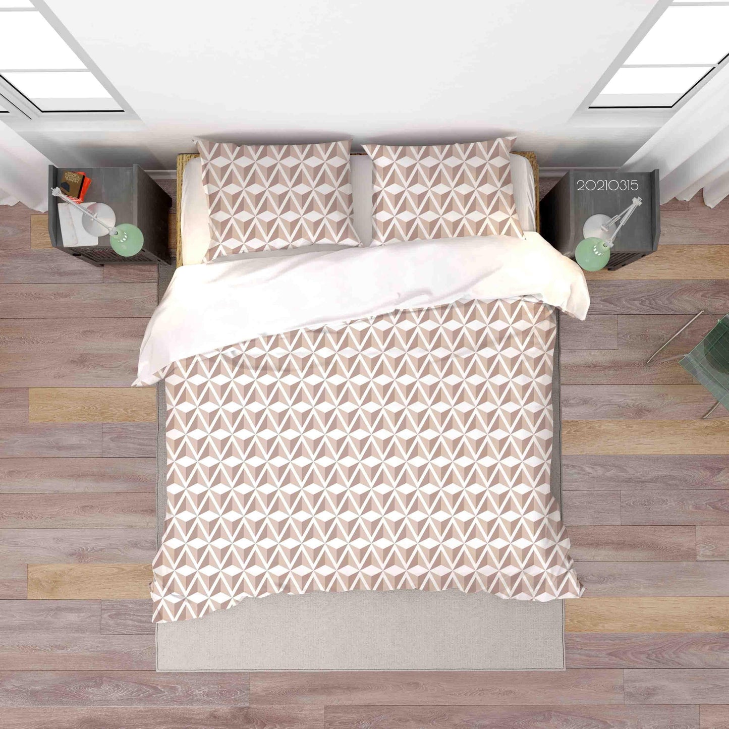 3D Abstract Geometric Art Decoration Quilt Cover Set Bedding Set Duvet Cover Pillowcases 239