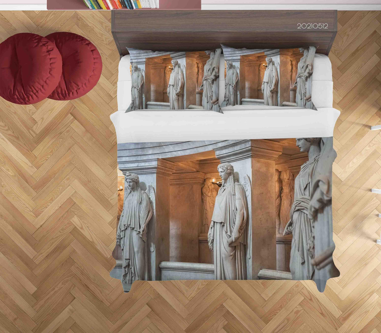 3D Art Sculpture Quilt Cover Set Bedding Set Duvet Cover Pillowcases 246