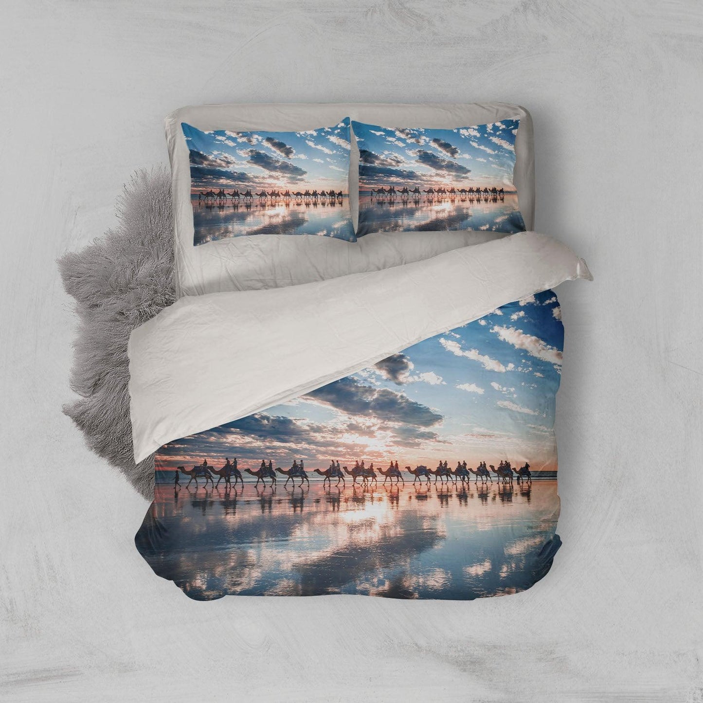 3D Camel Team Quilt Cover Set Bedding Set Pillowcases 154