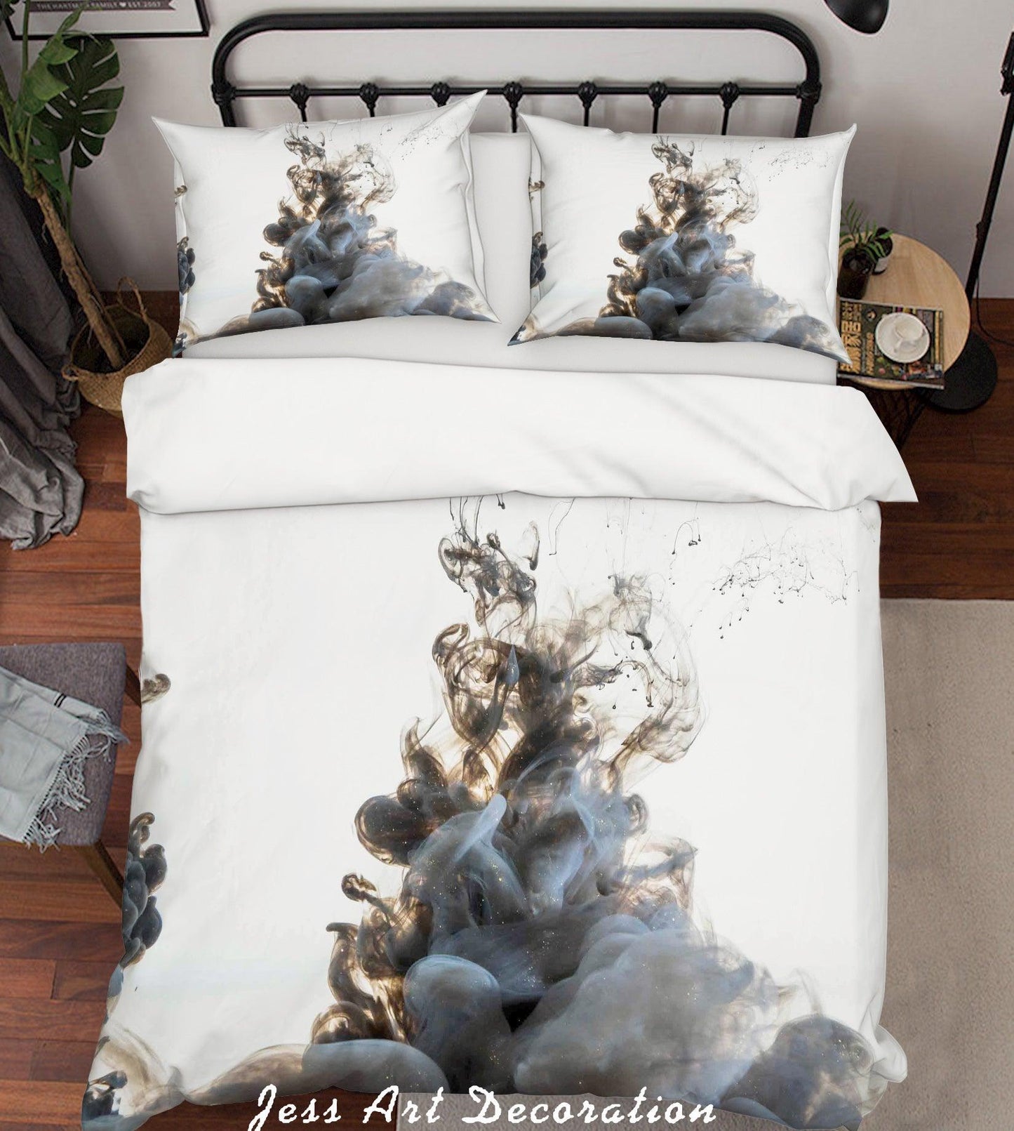 3D Abstract Style Oil Painting Quilt Cover Set Bedding Set Pillowcasesn 1