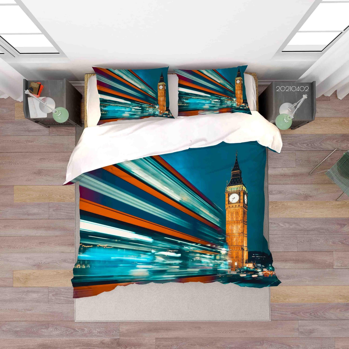 3D Abstract City Architecture Quilt Cover Set Bedding Set Duvet Cover Pillowcases 12 LQH