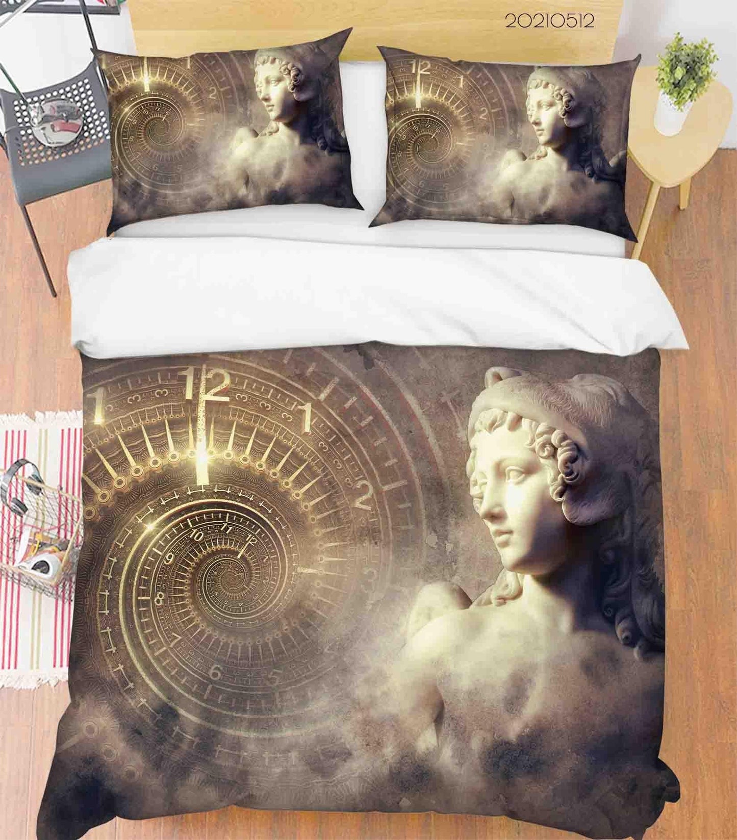 3D Art Sculpture Quilt Cover Set Bedding Set Duvet Cover Pillowcases 226