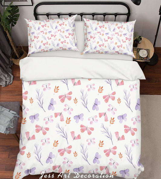 3D Butterfly Branch Quilt Cover Set Bedding Set Pillowcases 52