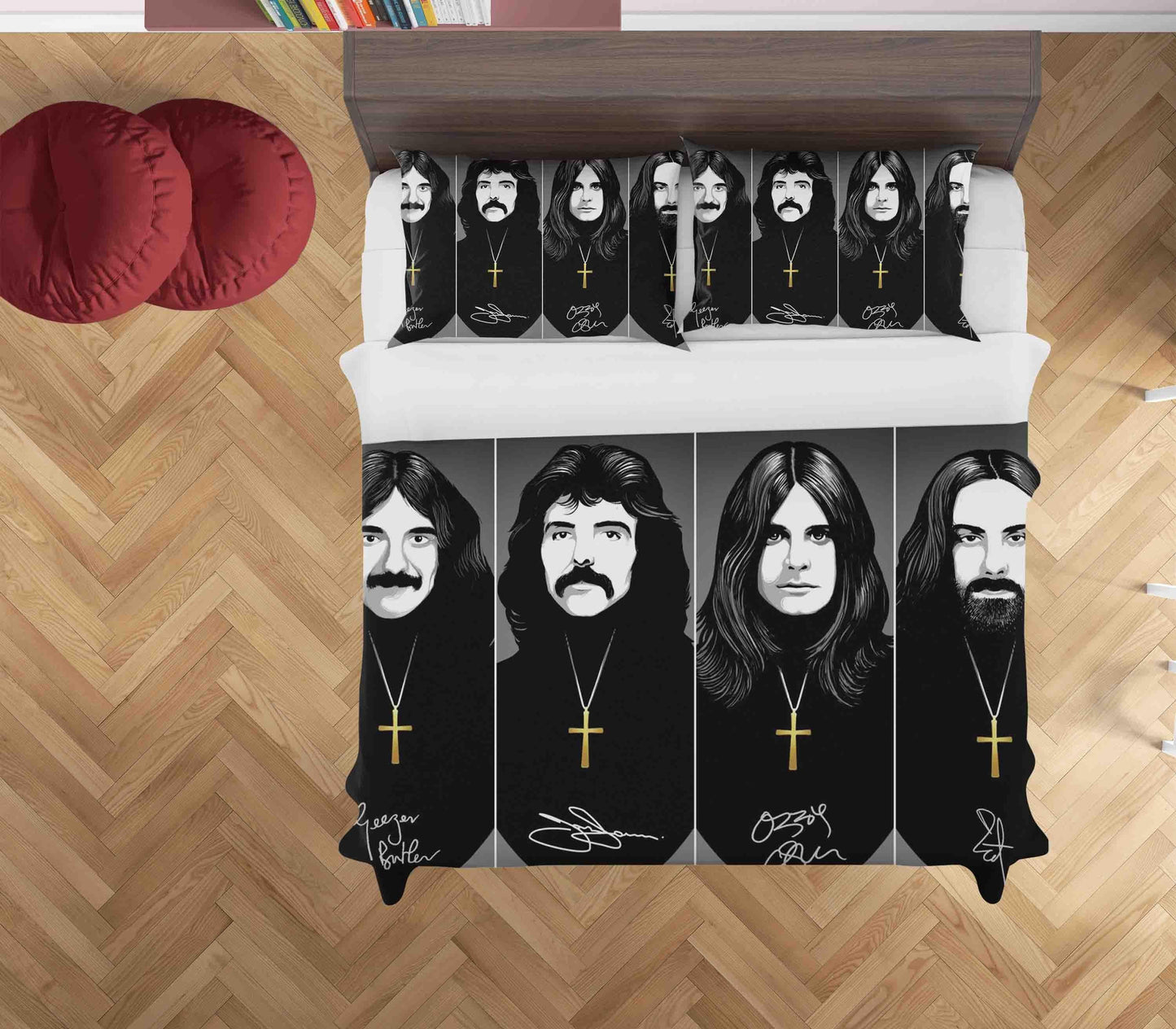 3D Black Sabbath Quilt Cover Set Bedding Set Duvet Cover Pillowcases SF03