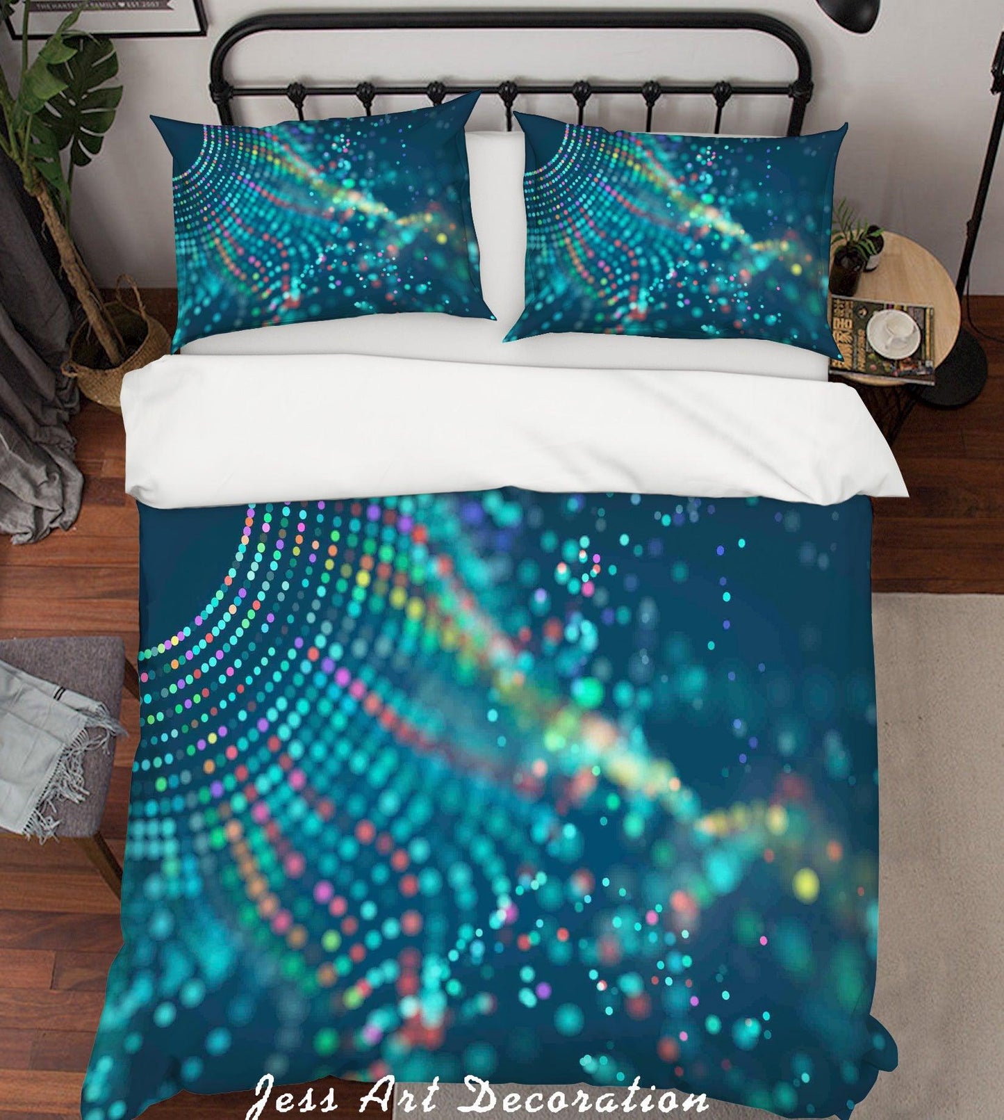 3D Abstract Sunshine Quilt Cover Set Bedding Set Pillowcases 05