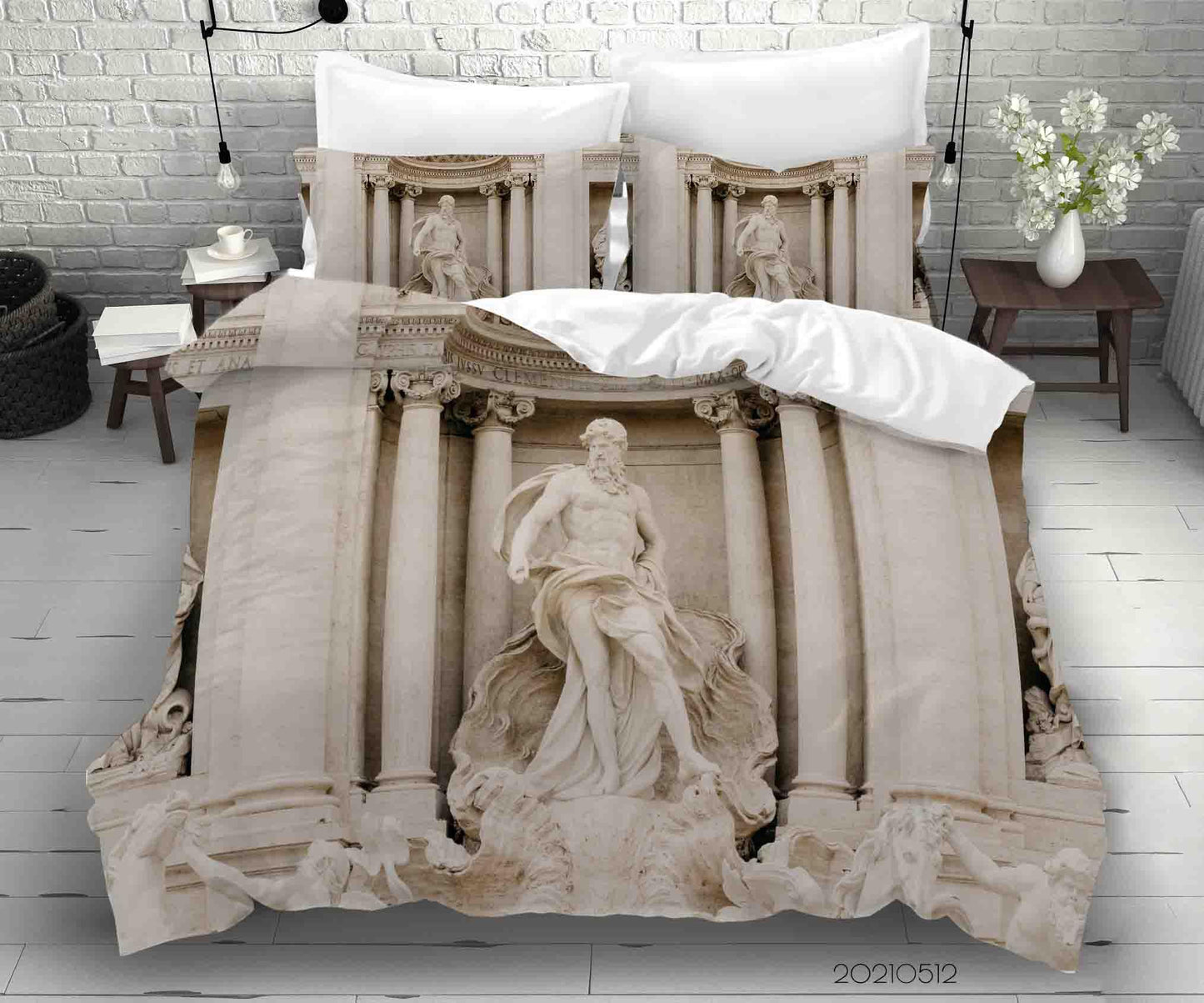 3D Architecture Sculpture Quilt Cover Set Bedding Set Duvet Cover Pillowcases 251