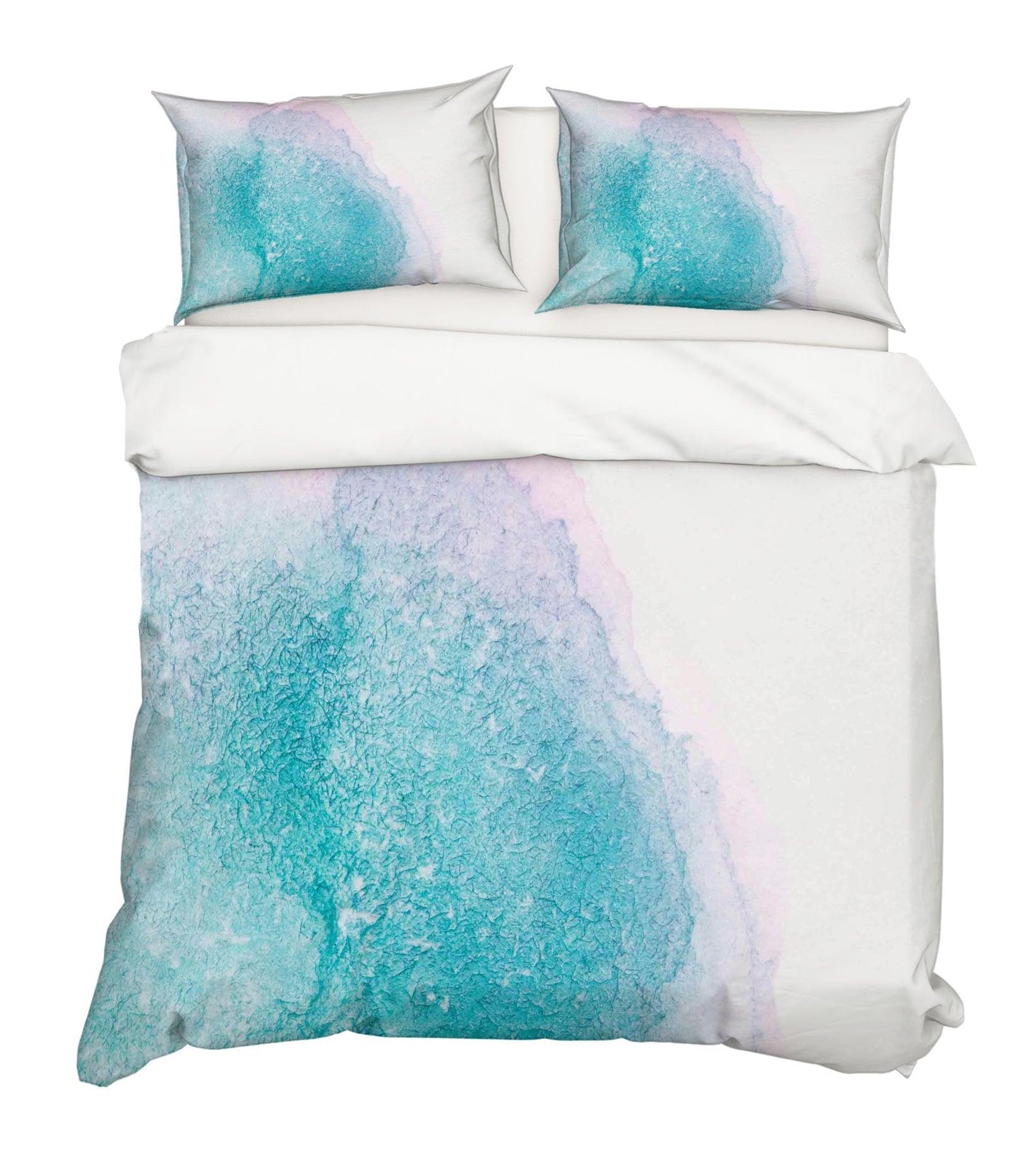 3D Blue Sea White Beach Quilt Cover Set Bedding Set Pillowcases 95