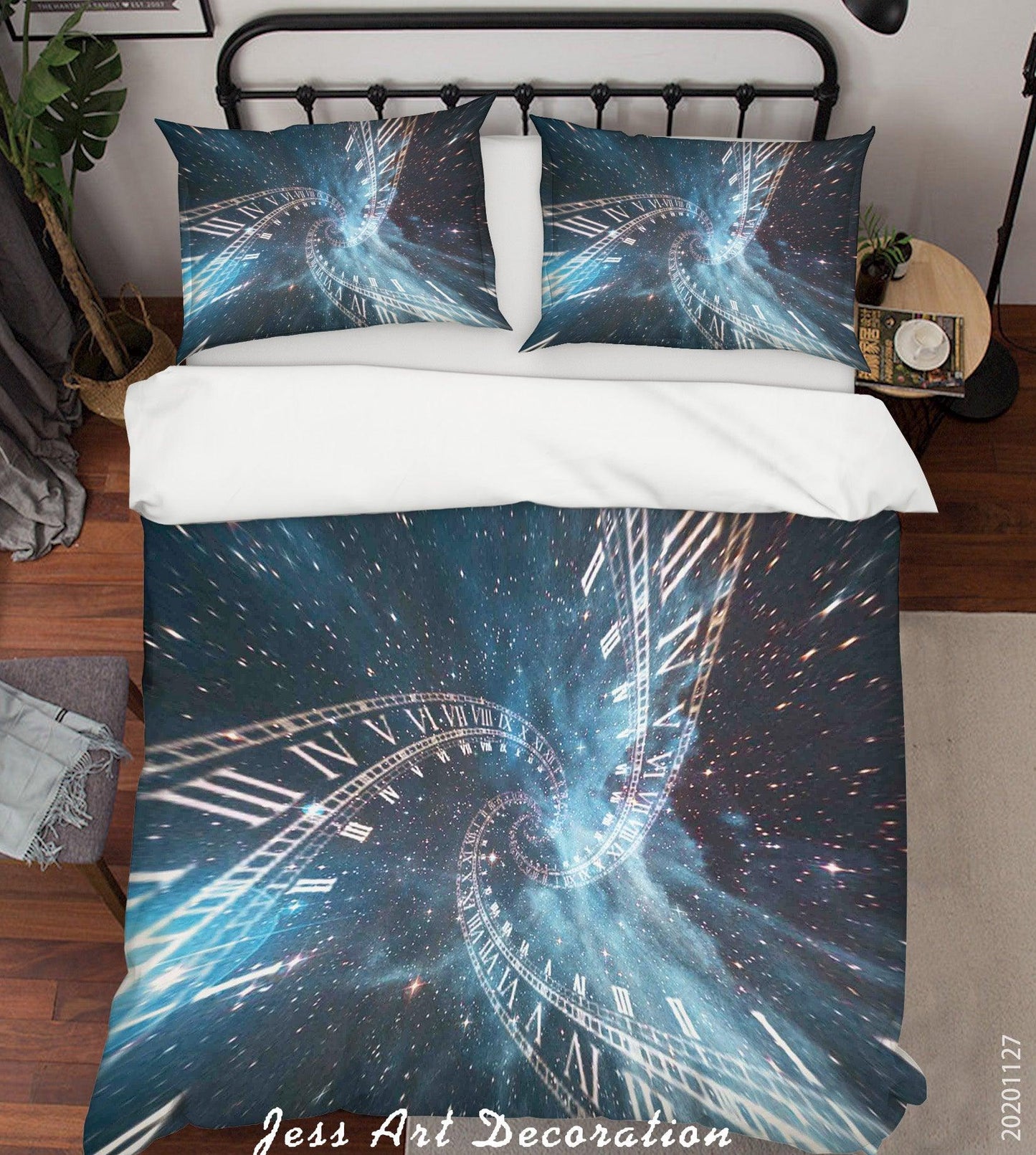 3D Abstract Space Composition Time Starry Sky Quilt Cover Set Bedding Set Duvet Cover Pillowcases LXL