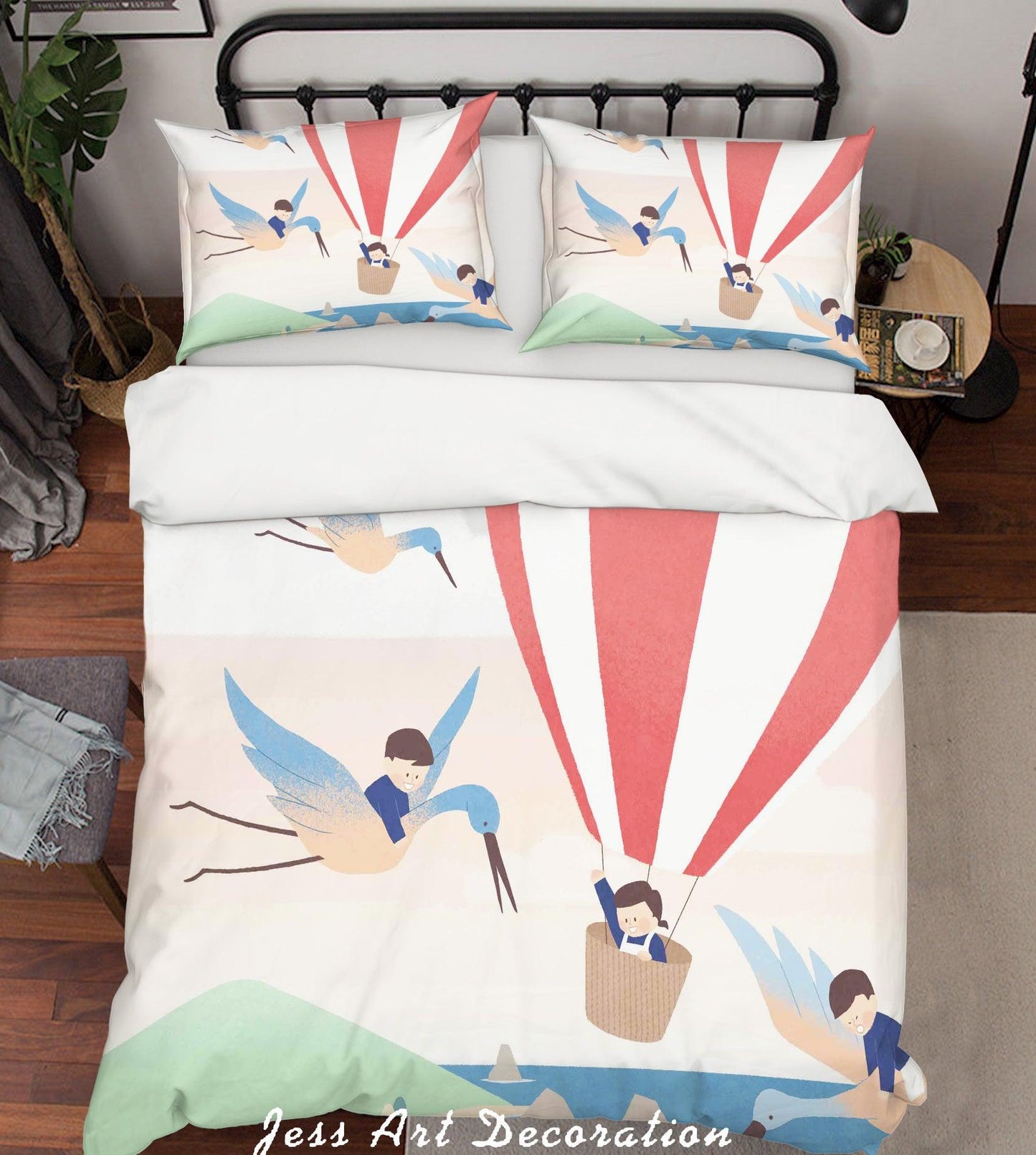 3D Cartoon Balloon Quilt Cover Set Bedding Set Pillowcases 88