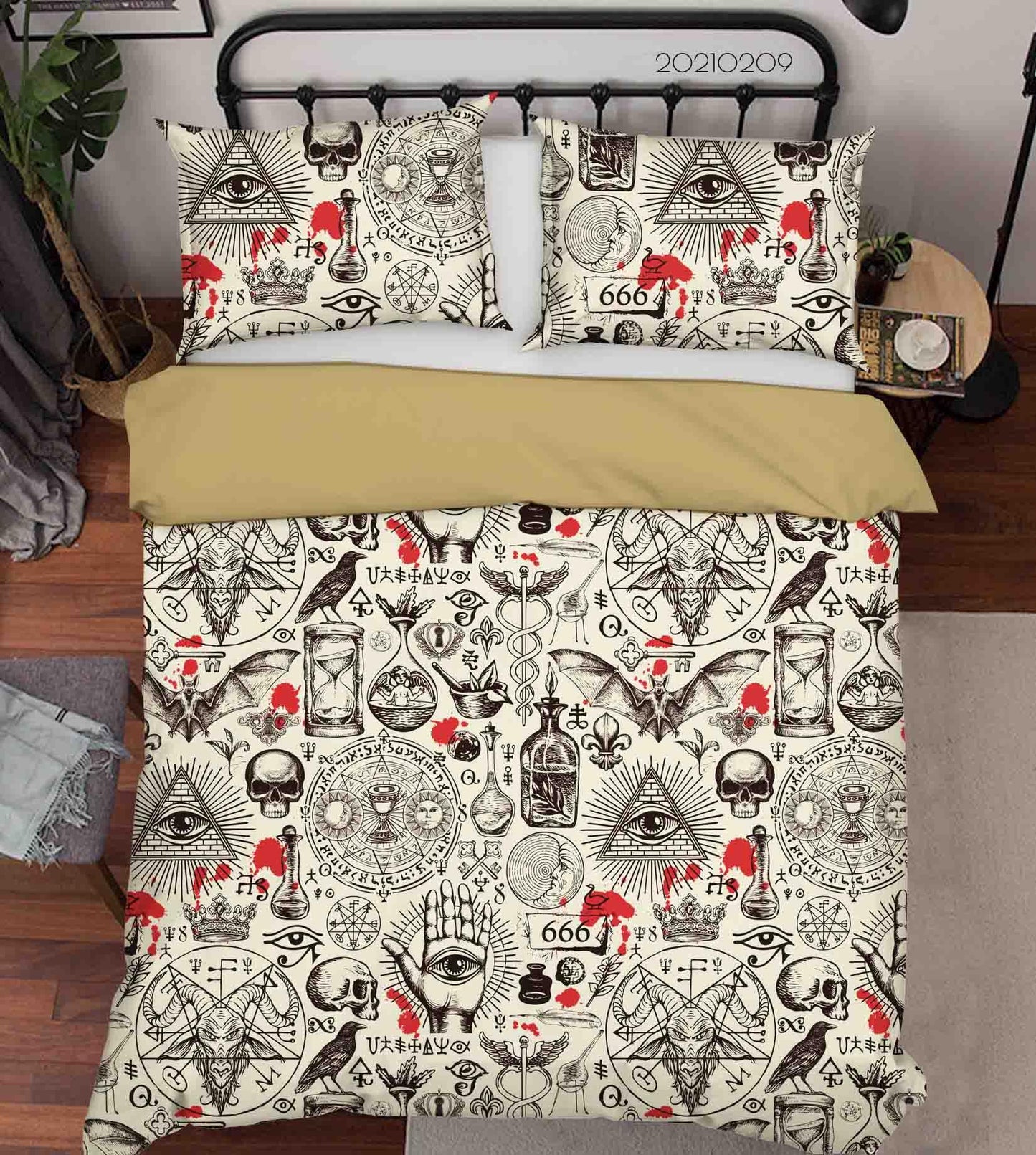 3D Abstract Animal Totem Symbol Quilt Cover Set Bedding Set Duvet Cover Pillowcases 46