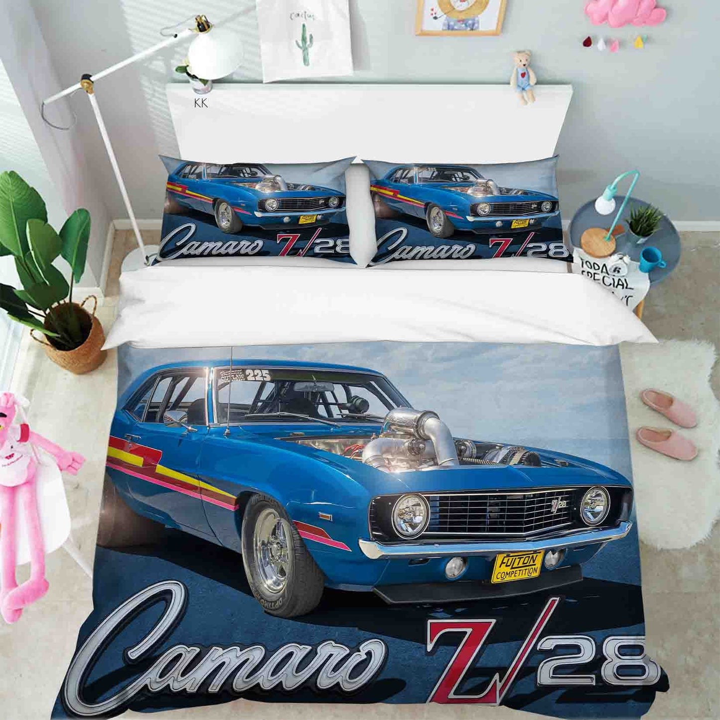 3D Automobile Letter Cloud Sky Quilt Cover Set Bedding Set Duvet Cover Pillowcase 423