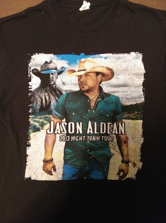 JASON ALDEAN Night Train Tour 2013 T- Shirt