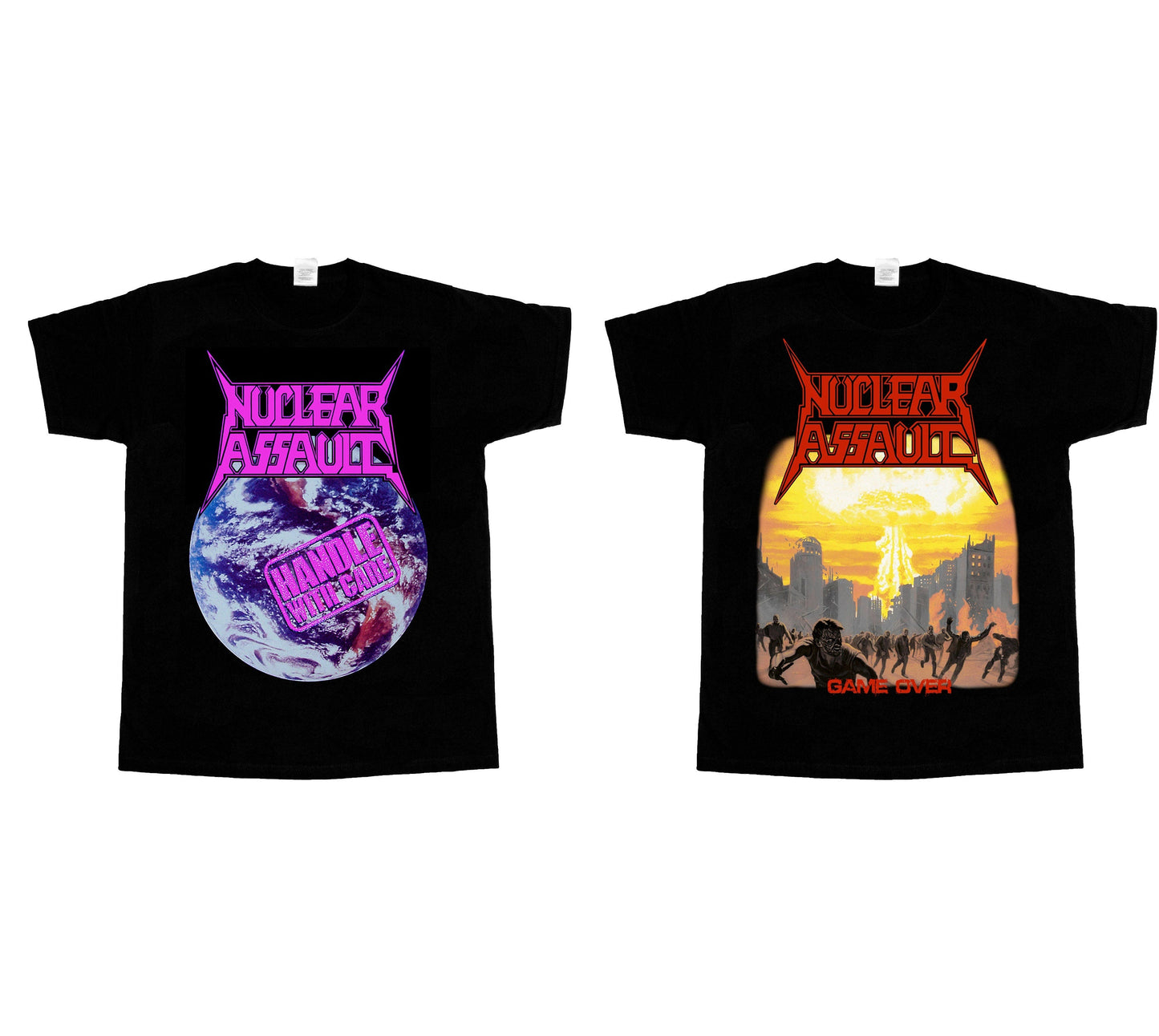nuclear assault handle with care t-shirt