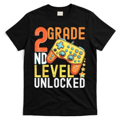 2nd Grade Level Unlocked Video Game Back To School T-Shirt