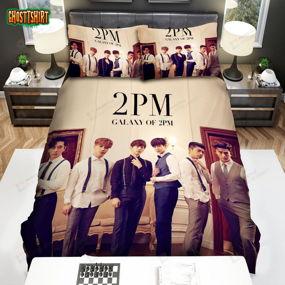 2pm Japan 5th Album Galaxy Bed Sheets Spread Comforter Duvet Cover Bedding Set