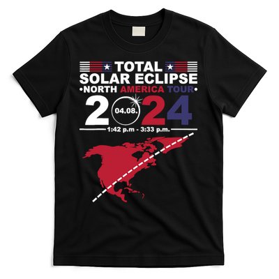 2024 Total Solar Eclipse April 8 Path Of The Eclipse T-Shirt