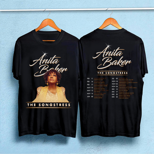 Anita Baker Two Sided Shirt, 2023 Music Tour Merch T Shirt