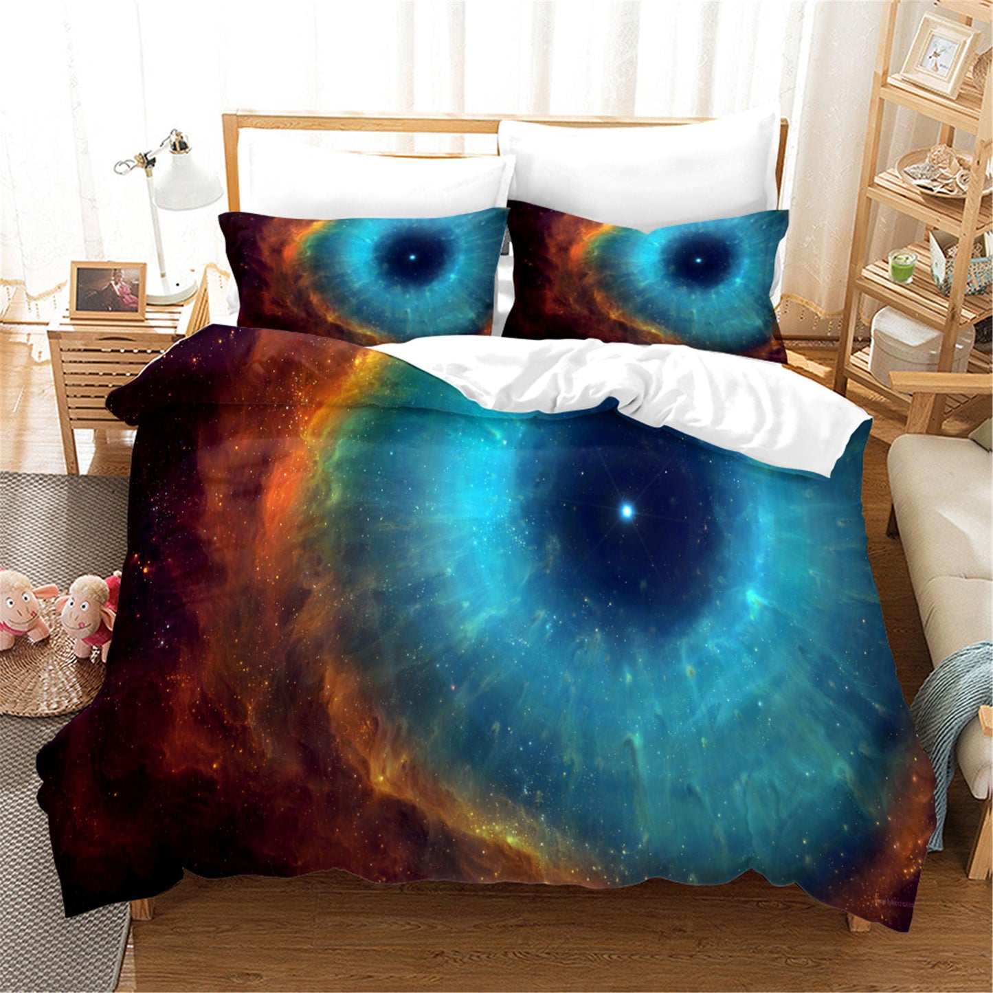 3D Abstract Space Universe Quilt Cover Set Bedding Set Duvet Cover Pillowcases 125