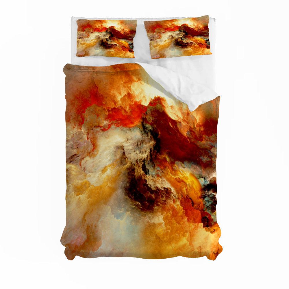 3D Artistic Color Cloud Quilt Cover Set Bedding Set Duvet Cover Pillowcases 181