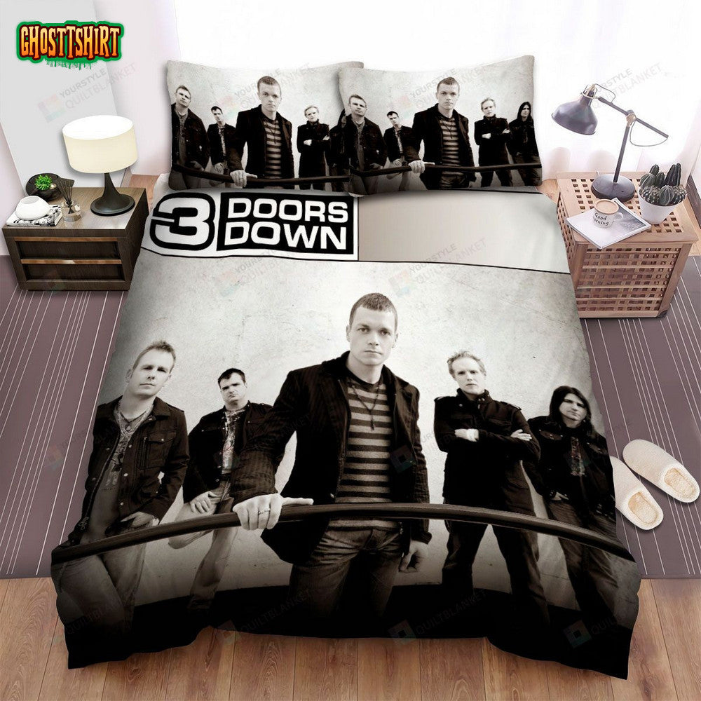 3 Doors Down Album 2008 Bed Sheets Spread Comforter Duvet Cover Bedding Set