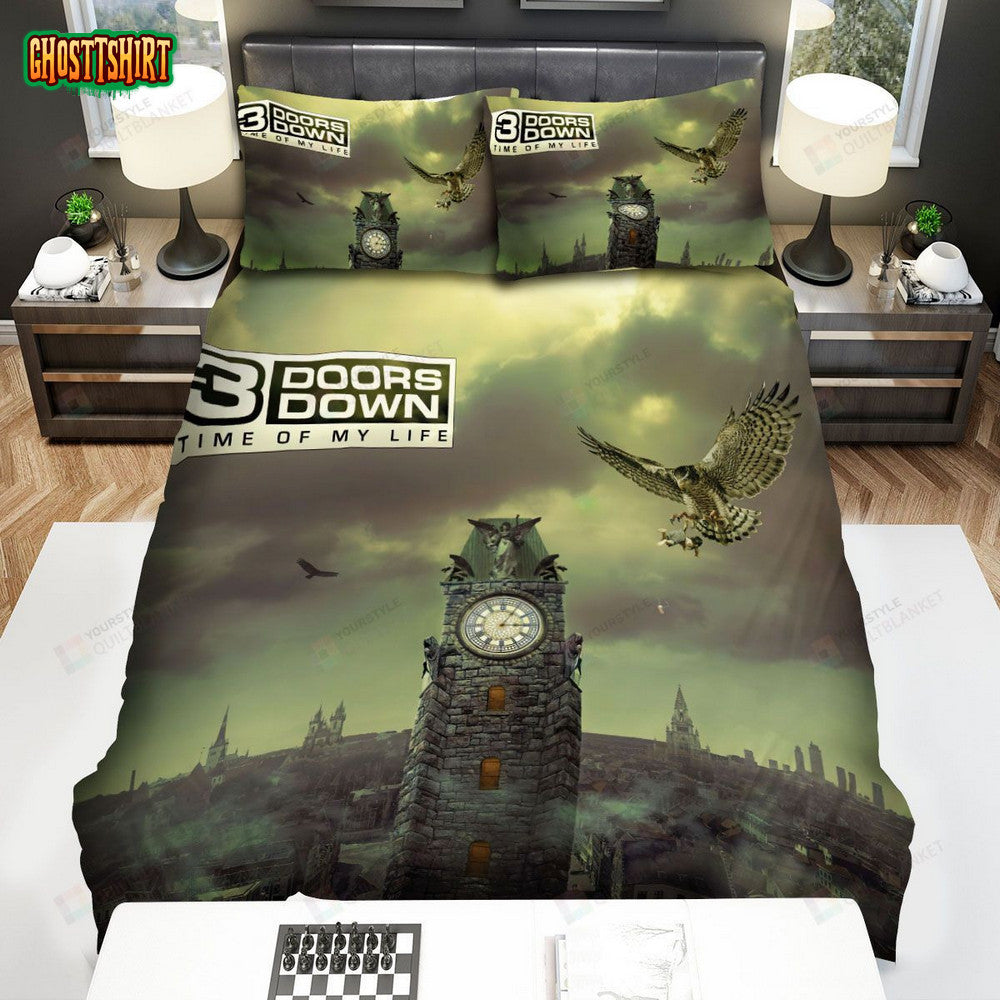 3 Doors Down Album Time Of My Life Bed Sheets Spread Comforter Duvet Cover Bedding Set