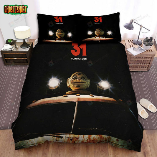 31 (2016) The Show Must Go On Movie Poster Bed Sheets Spread Comforter Duvet Cover Bedding Set