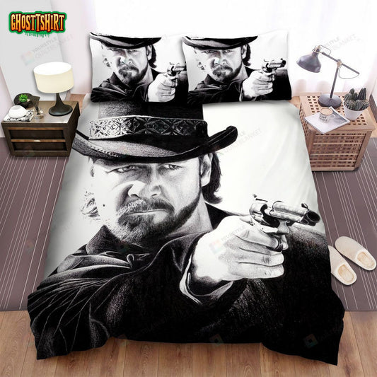 310 To Yuma Movie Black And White Photo Bed Sheets Spread Comforter Duvet Cover Bedding Set