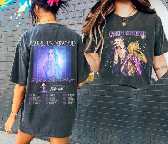 Carrie Underwood Denim and Rhinestones 2023 Tour Shirt, Carrie Underwood Shirt,