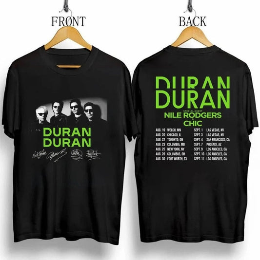 Duran Duran Tour Double sided tshirt