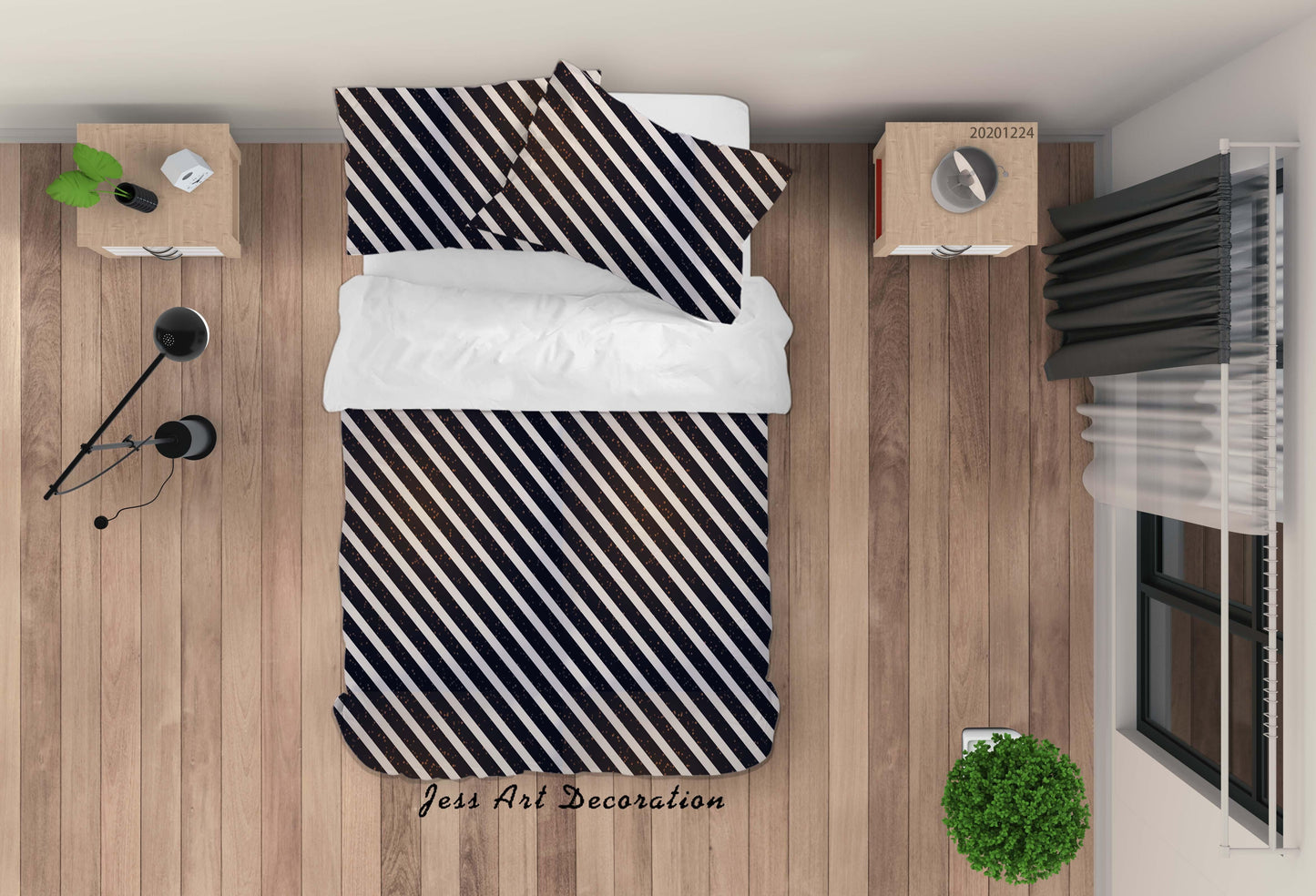 3D Abstract Christmas Pattern Quilt Cover Set Bedding Set Duvet Cover Pillowcases 27 LQH