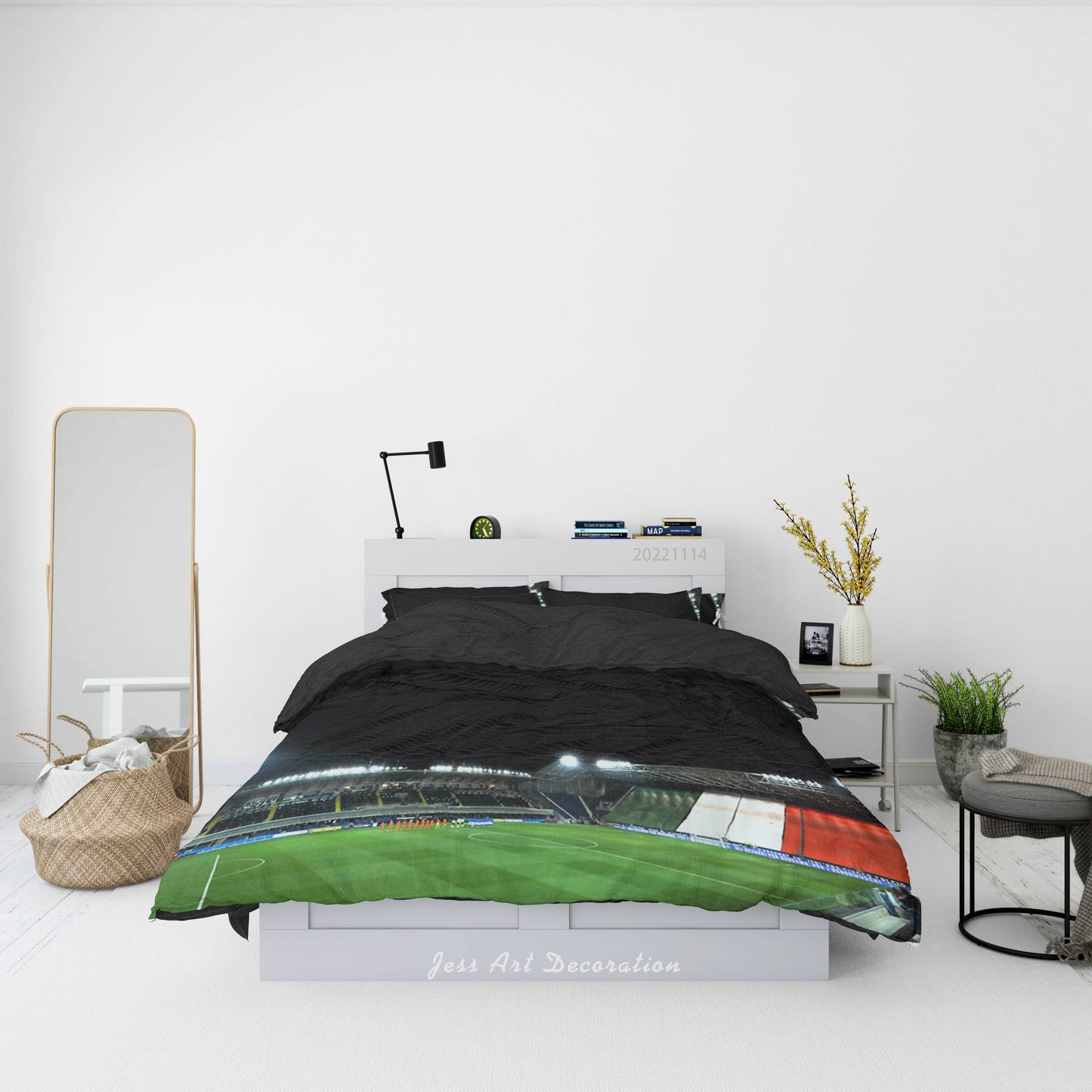 3D Atalanta Bergamasca Calcio Lamplight Quilt Cover Set Bedding Set Duvet Cover Pillowcase 871