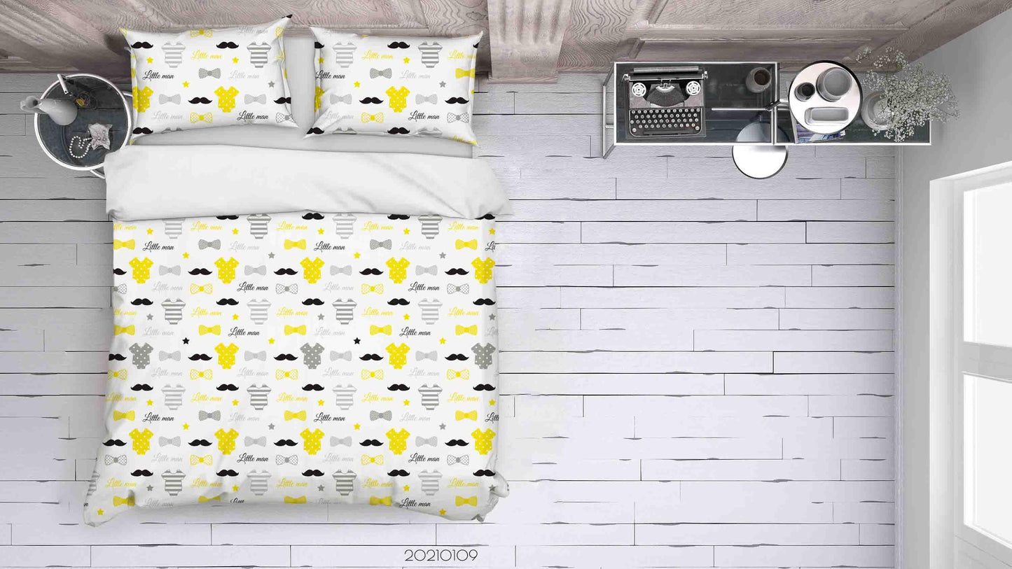 3D Cartoon Baby Dress Bow Quilt Cover Set Bedding Set Duvet Cover Pillowcases 80 LQH