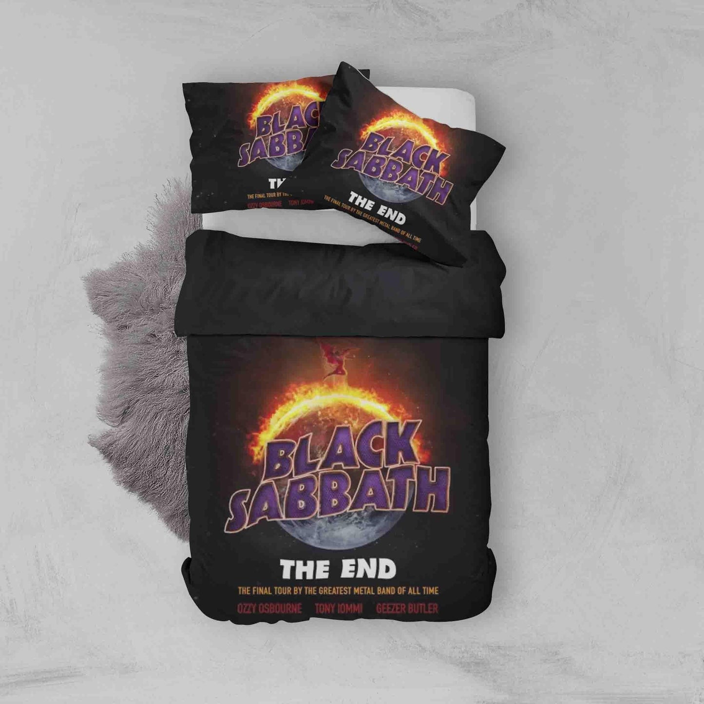 3D Black Sabbath Planet Quilt Cover Set Bedding Set Duvet Cover Pillowcases SF18