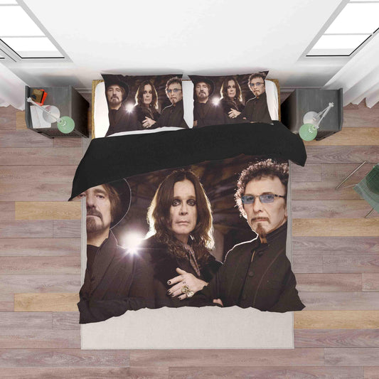 3D Black Sabbath Quilt Cover Set Bedding Set Duvet Cover Pillowcases SF05