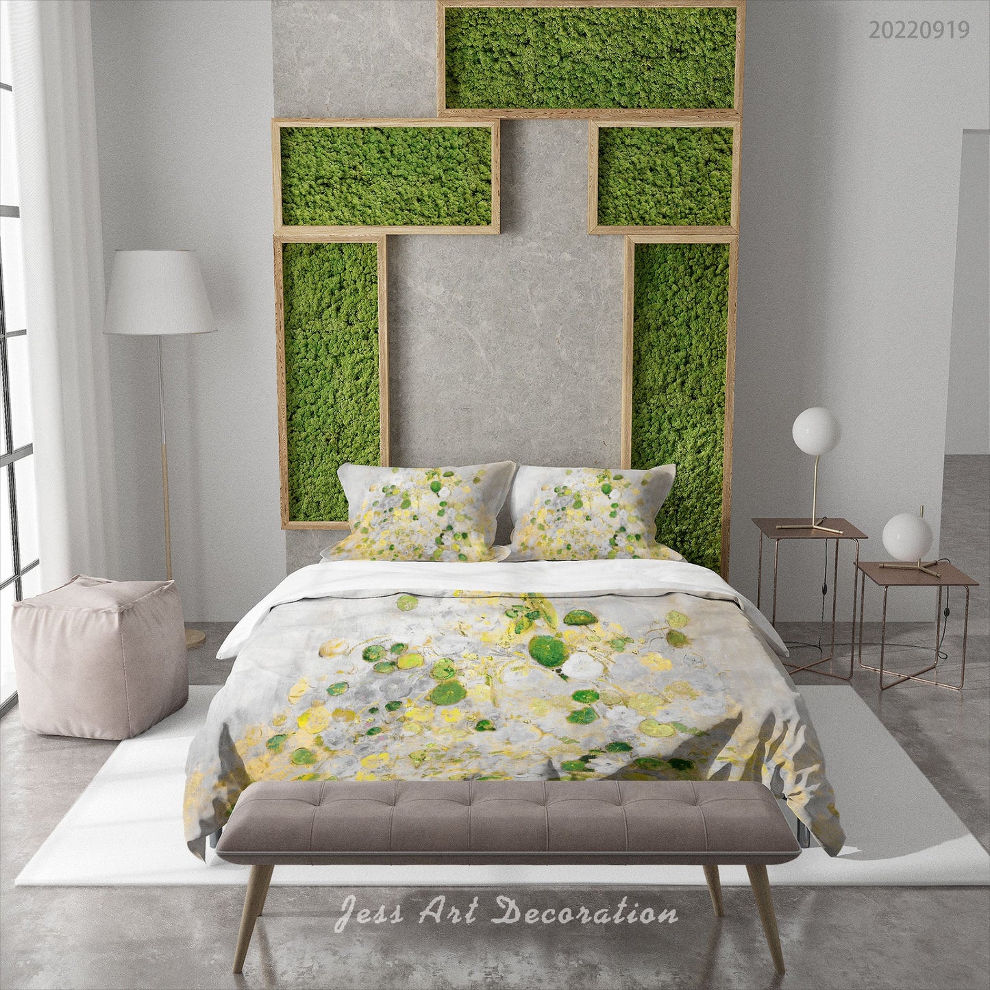 3D Abstract Floral Leaf Quilt Cover Set Bedding Set Duvet Cover Pillowcase 186